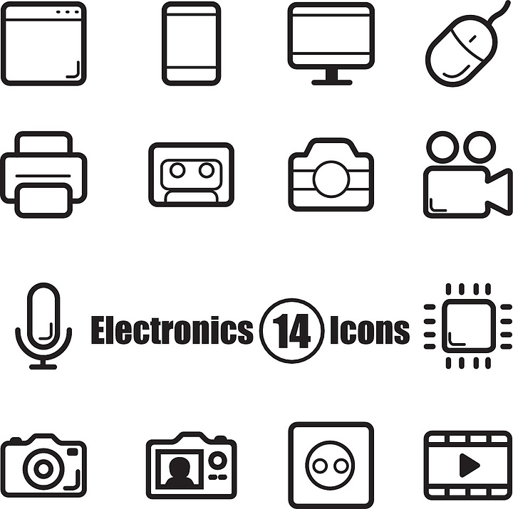 电子产品图标免费下载资源全解析 打造专业数字界面的必备素材